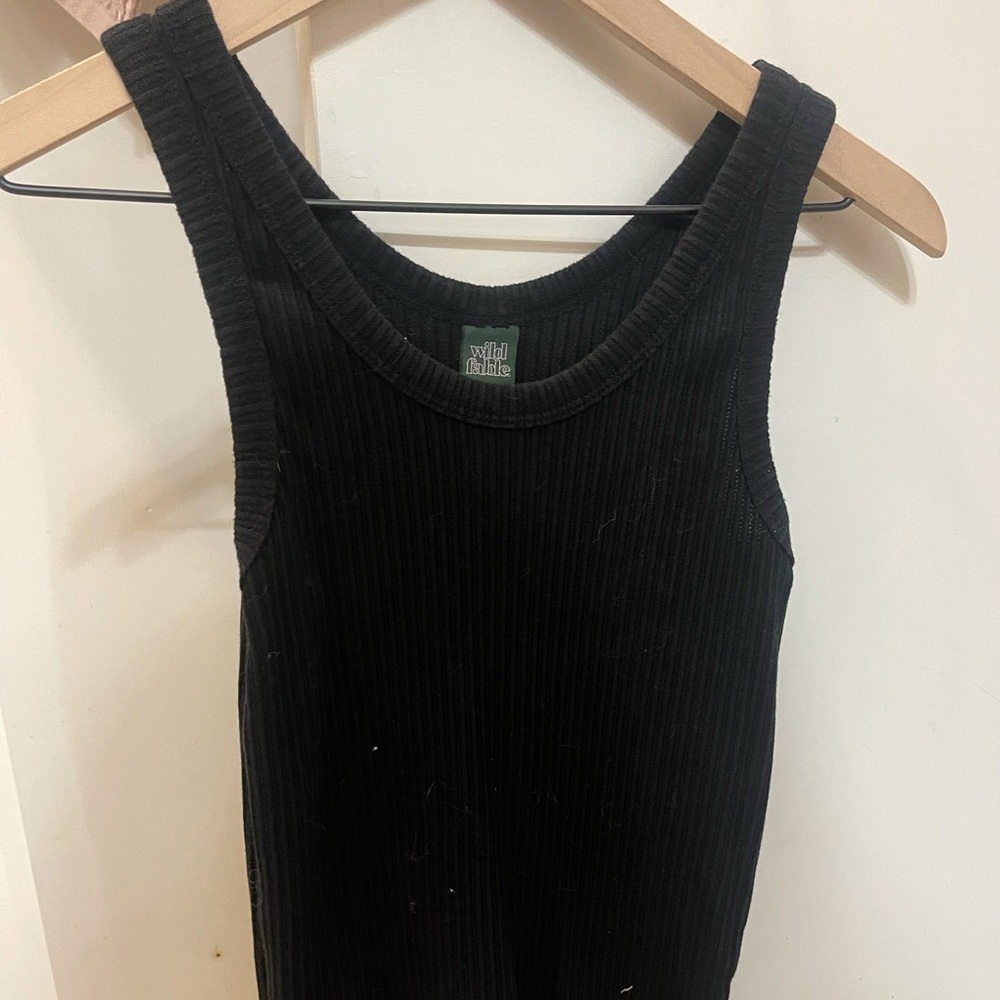 Black wild fable tank top , size small